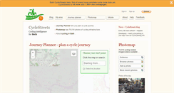Desktop Screenshot of bath.cyclestreets.net