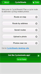 Mobile Screenshot of m.cyclestreets.net