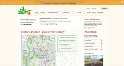 Desktop Screenshot of godalming.cyclestreets.net