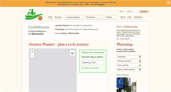 Desktop Screenshot of manchester.cyclestreets.net