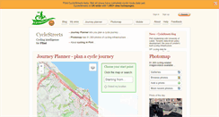 Desktop Screenshot of flint.cyclestreets.net