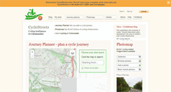 Desktop Screenshot of cirencester.cyclestreets.net