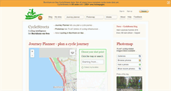 Desktop Screenshot of burnham-on-sea.cyclestreets.net