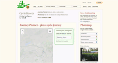 Desktop Screenshot of crieff.cyclestreets.net