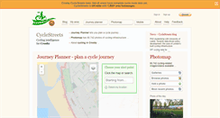Desktop Screenshot of crosby.cyclestreets.net