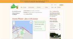 Desktop Screenshot of minster.cyclestreets.net