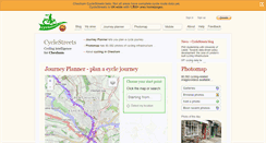 Desktop Screenshot of chesham.cyclestreets.net