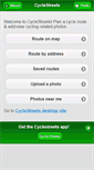 Mobile Screenshot of hay-on-wye.cyclestreets.net