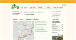 Desktop Screenshot of coalville.cyclestreets.net