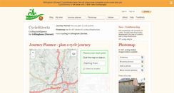 Desktop Screenshot of gillinghamdorset.cyclestreets.net