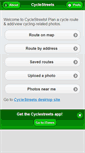 Mobile Screenshot of cambridge.cyclestreets.net